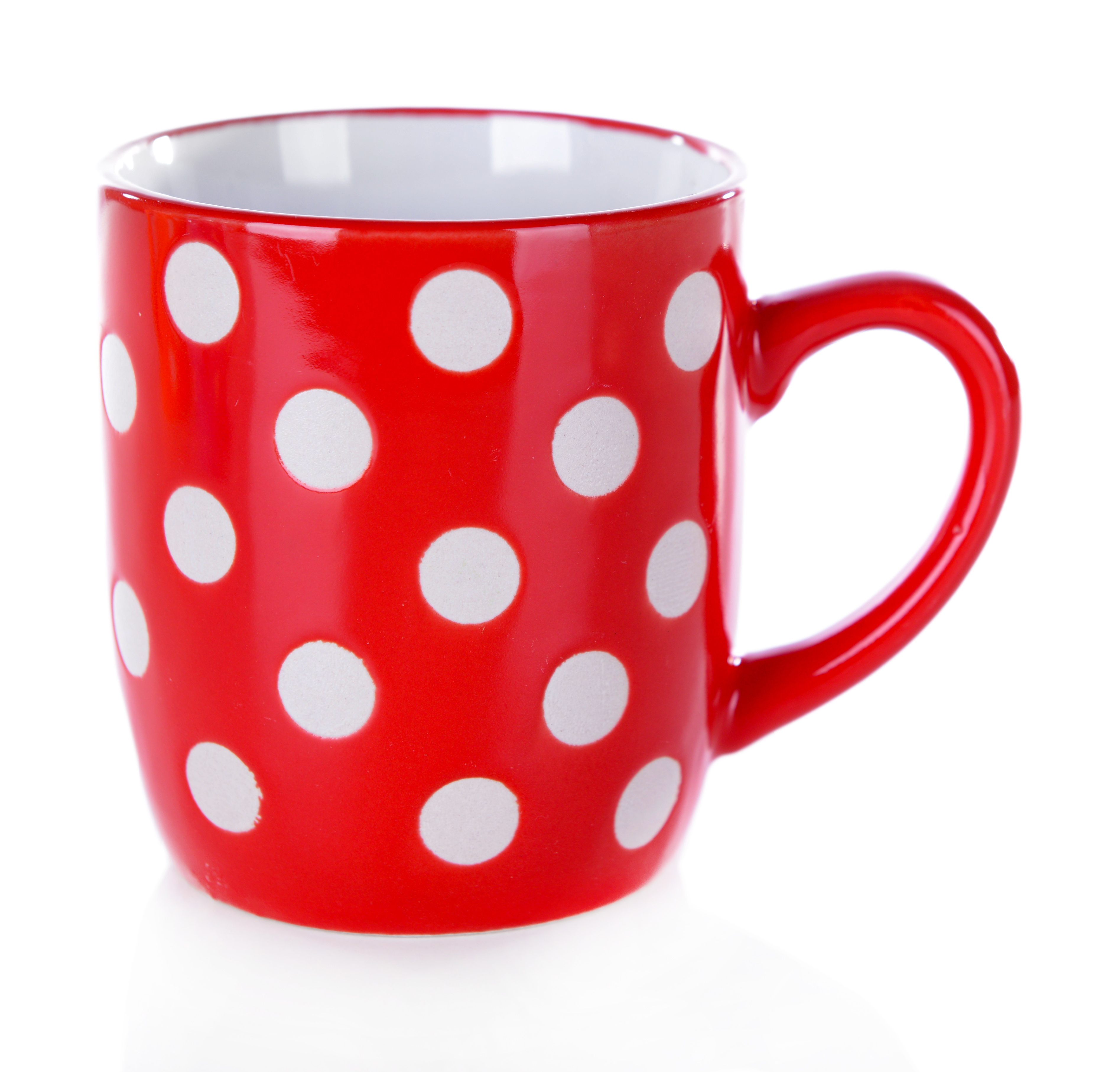 Купить Кофейную Пару Красную В Белый Горох